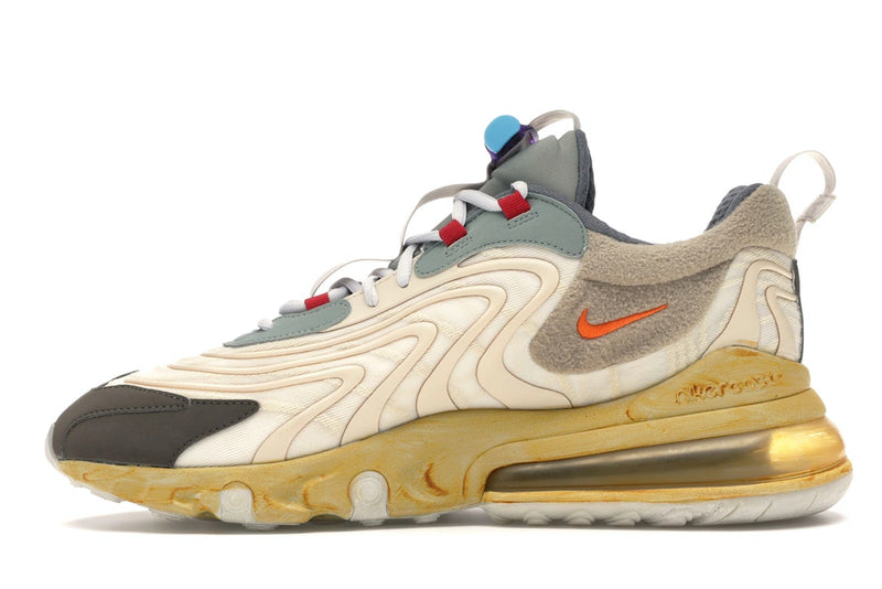 Nike Air Max 270 React Travis Scott - Light Cream/Dark Hazel-Mica Green-Starfish - CT2864-200 - 18