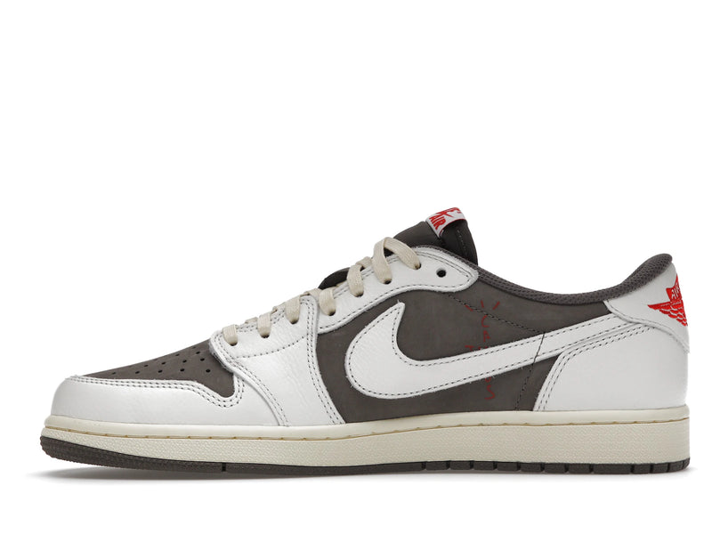 Air Jordan 1 Retro Low OG SP Travis Scott Reverse Mocha - Sail/University Red-Ridgerock - DM7866-162 - 18