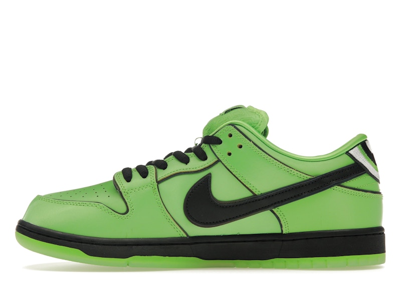 Nike SB Dunk Low The Powerpuff Girls Buttercup - Mean Green/Black/Lotus Pink - FZ8319-300 - 18