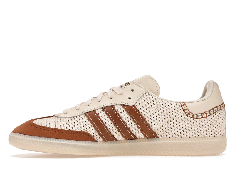 Adidas Samba Wales Bonner Cream White - Cream White/Brown/Cream White - FX7720 - 18