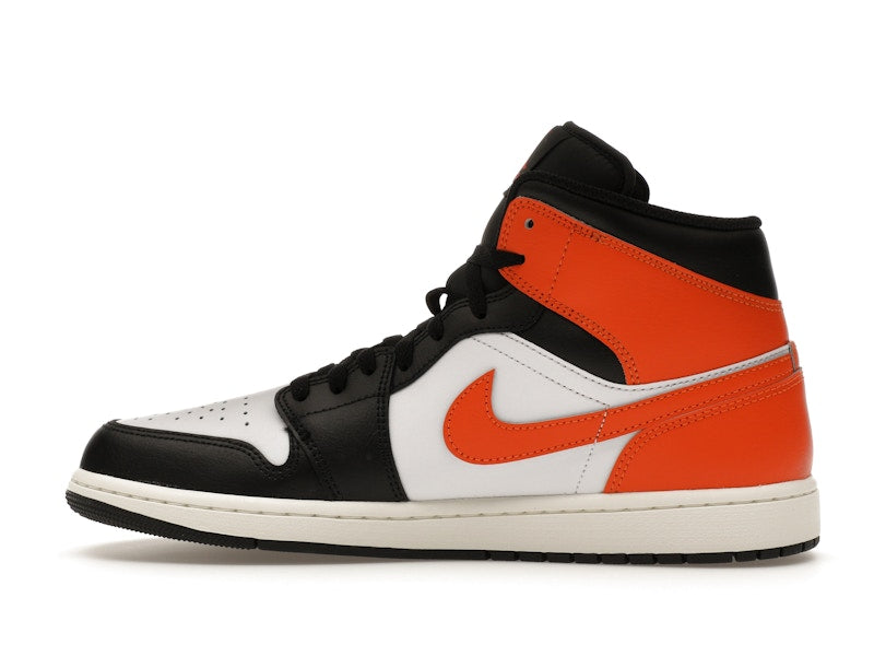 Air Jordan 1 Mid Black Toe Starfish - Starfish/White/Sail/Black - DQ8426-801 - 19