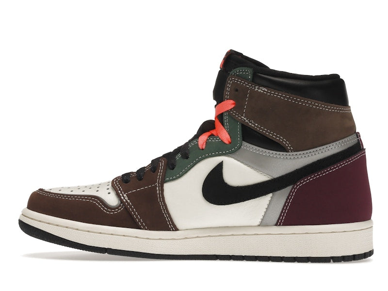 Air Jordan 1 Retro High OG Hand Crafted - Black/Archaeo Brown-Dark Chocolate - DH3097-001 - 19