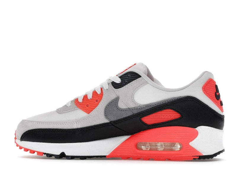 Nike Air Max 90 Infrared 2026 Iu1055 100 - White/Cement Grey/Infrared/Black - IU1055-100 - 20