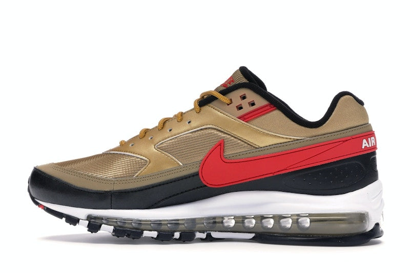 Nike Air Max 97 BW Metallic Gold University Red Black - vue 20