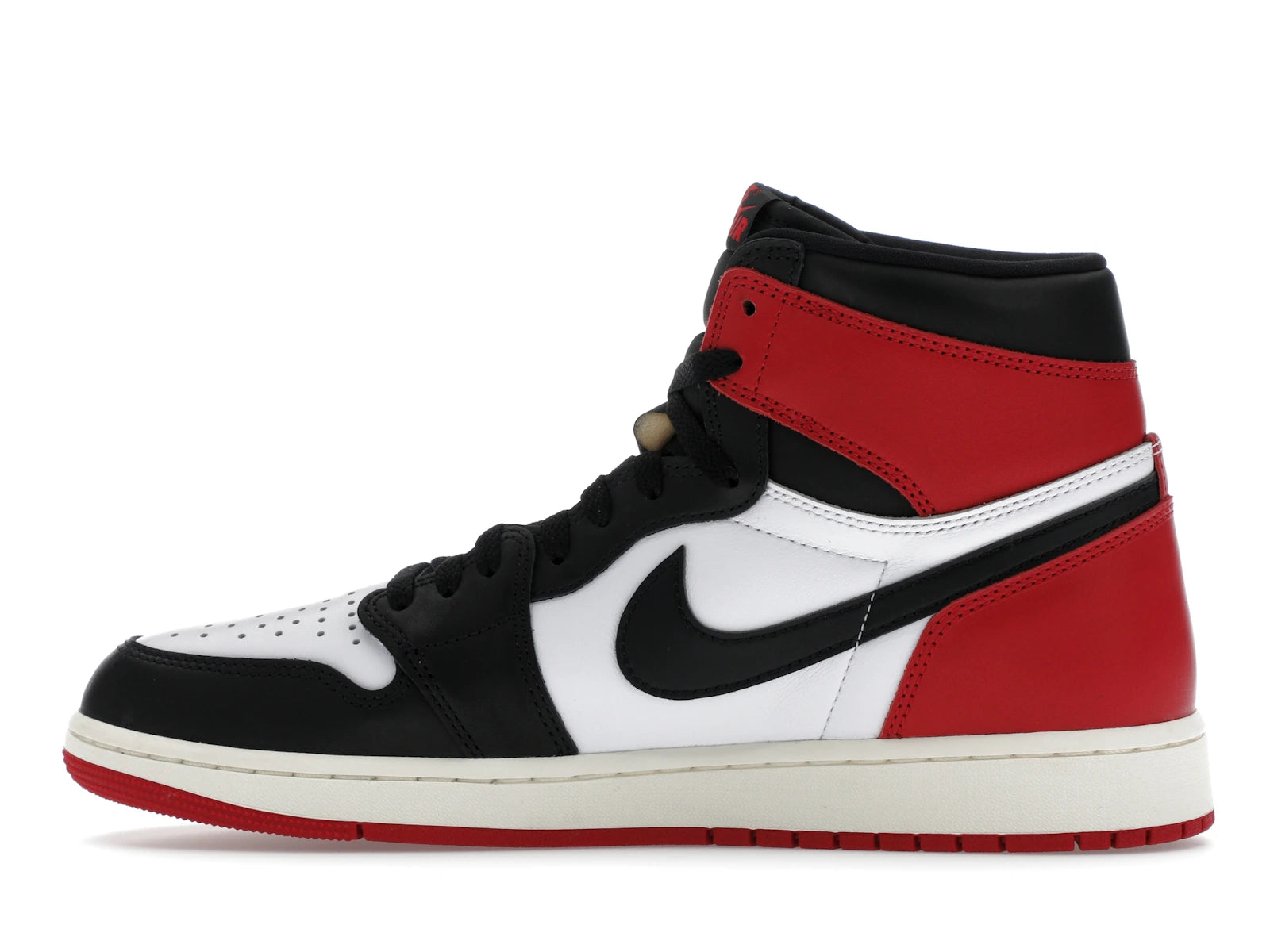 Air Jordan 1 Retro High OG Black Toe Reimagined - Black/Black/Varsity Red/White - DZ5485-106 - 19