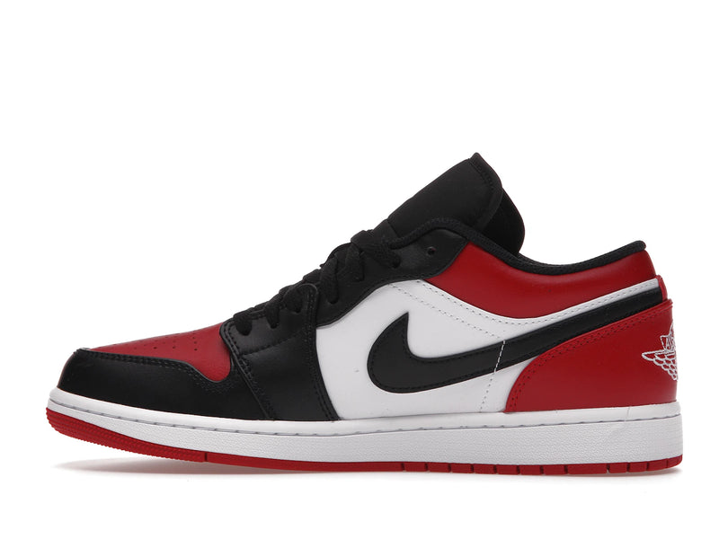 Air Jordan 1 Low Bred Toe - Gym Red/White-Black - 553558-612 - 19