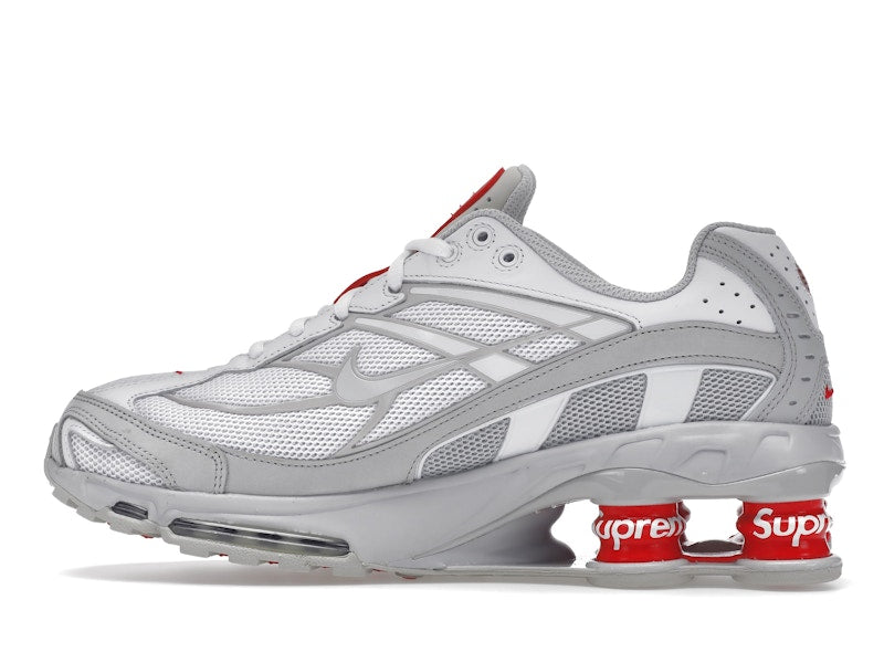 Nike Shox Ride 2 Supreme White Grey Fog - White/Grey Fog-Flat Platinum - DN1615-100 - 19