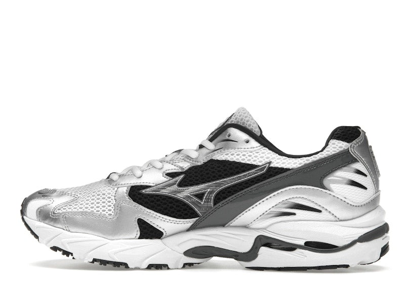 Mizuno Wave Rider 10 White Silver Black - vue 19