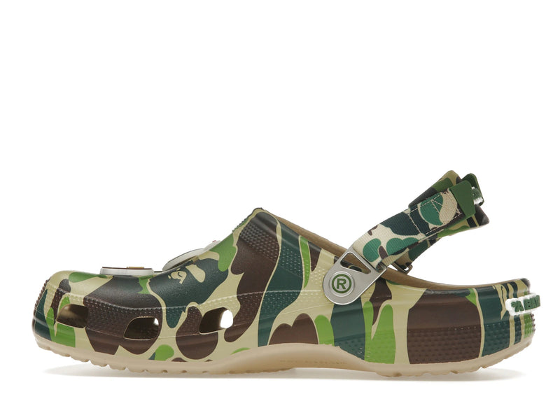 Crocs Classic Clog A Bathing Ape Bape Abc Camo Green - ABC Camo/Green - 209627-212 - 19