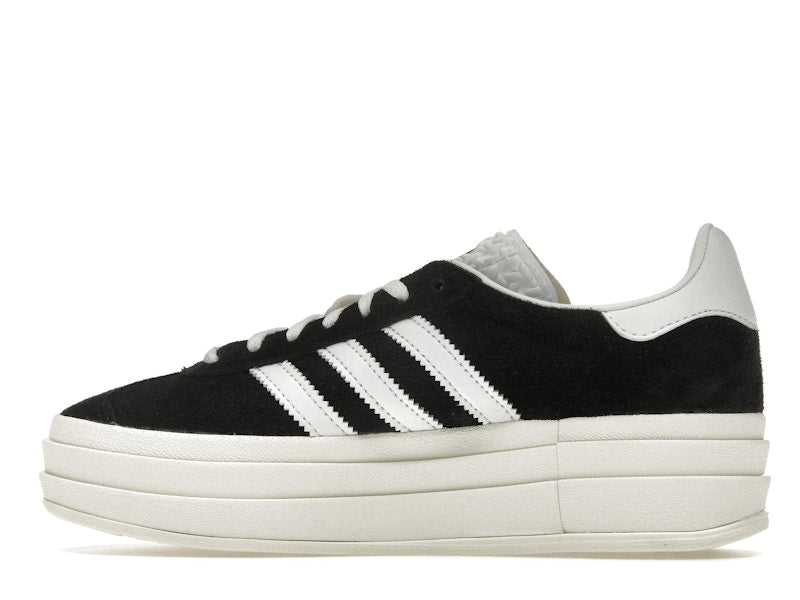 adidas Gazelle Bold Core Black White (Women's) - Core Black/Footwear White/Core White - HQ6912 - 19