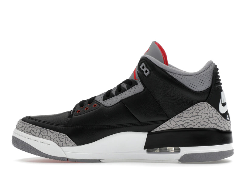 Air Jordan 3 Retro Black Cement (2024) - Black/Fire Red/Cement Grey/Sail - DN3707-010 - 19