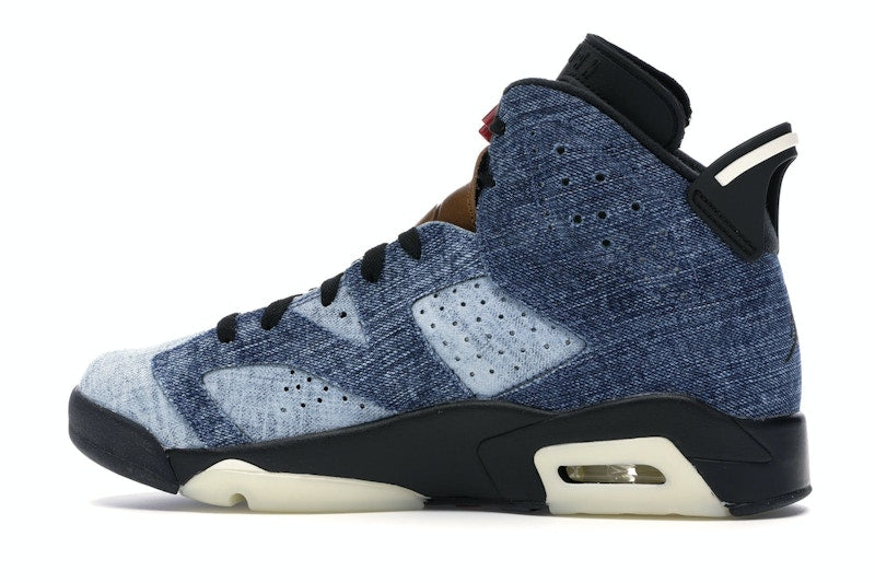 Air Jordan 6 Retro Washed Denim - Washed Denim/Sail-Varsity Red-Black - CT5350-401 - 19