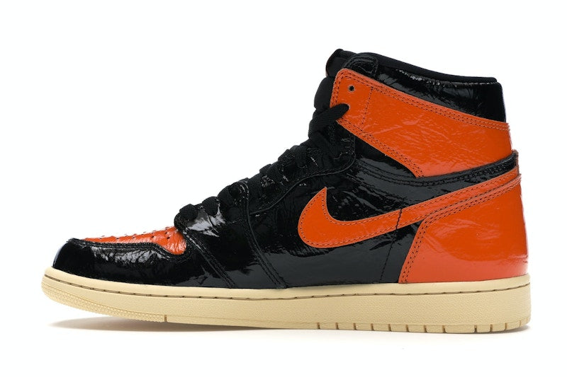 Air Jordan 1 Retro High Shattered Backboard 3 - Black/Pale Vanilla-Starfish - 555088-028 - 19