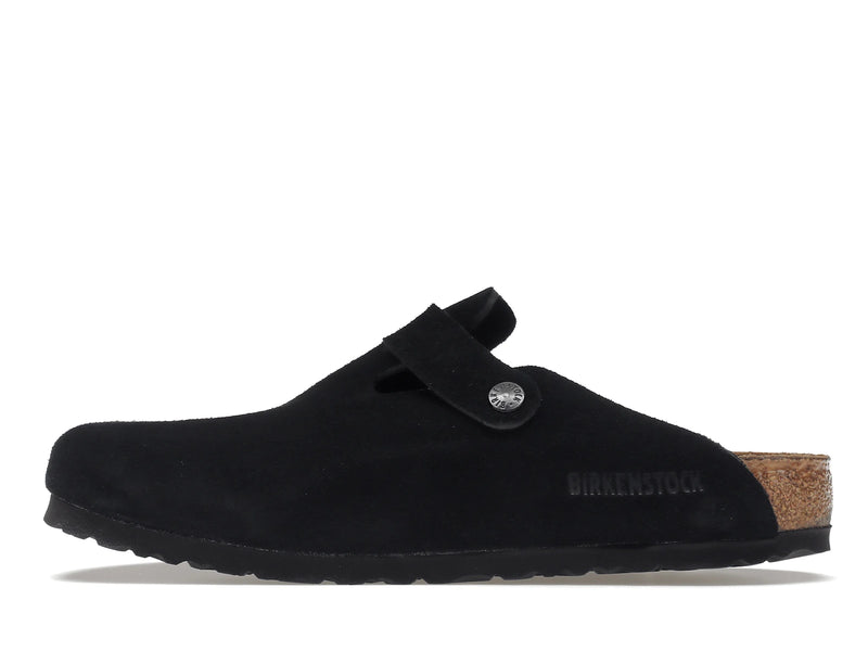 Birkenstock Boston Soft Footbed Suede Black - 0660471/0660473 - 19