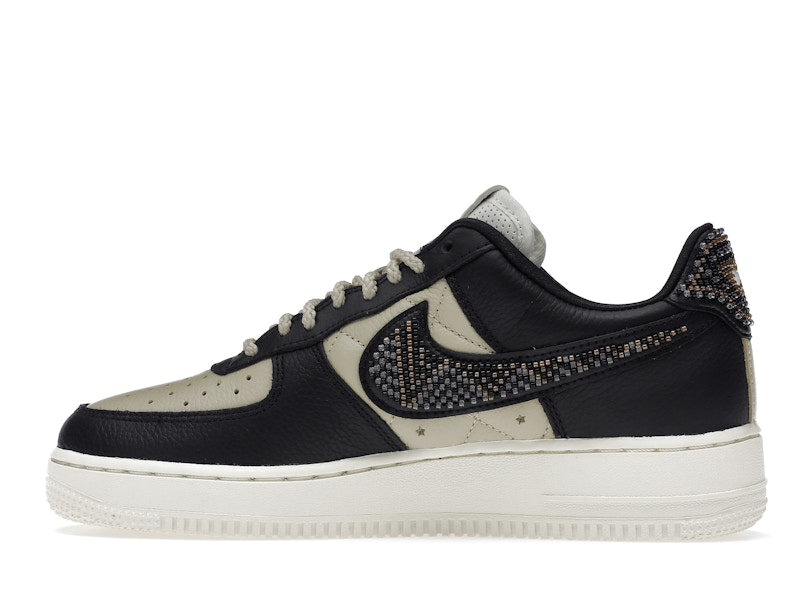 Nike Air Force 1 Low Premium Goods The Sophia (Women's) - Black/Multi-Color-Sand-Sail - DV2957-001 - 19