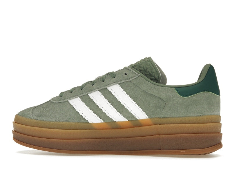 adidas Gazelle Bold Silver Green Gum (Womens) - Silver Green/Cloud White/Collegiate Green - ID6998 - 19