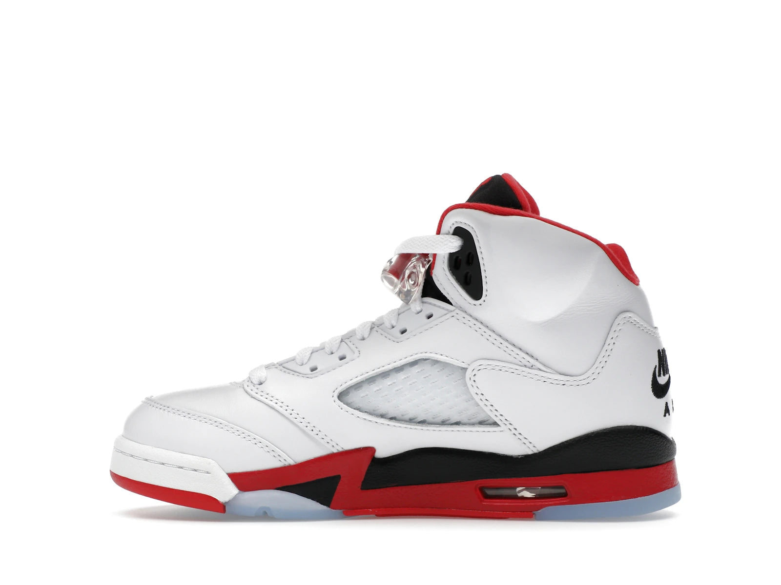 Air Jordan 5 Retro Fire Red Black Tongue (2025) (GS) - White/Fire Red/Black - HQ7980-101 - 19