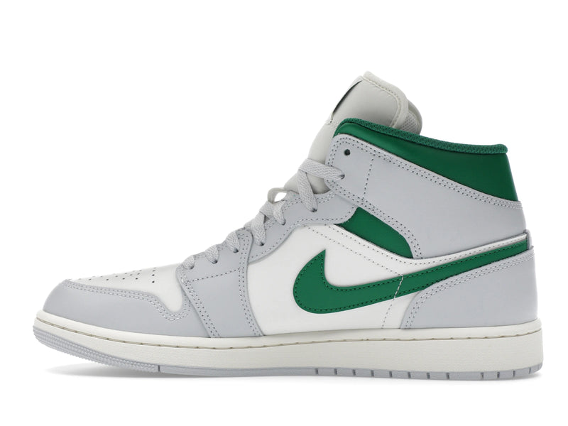 Air Jordan 1 Mid White Pure Platinum Pine Green - Summit White/Pure Platinum/Sail/Pine Green - DQ8426-142 - 19