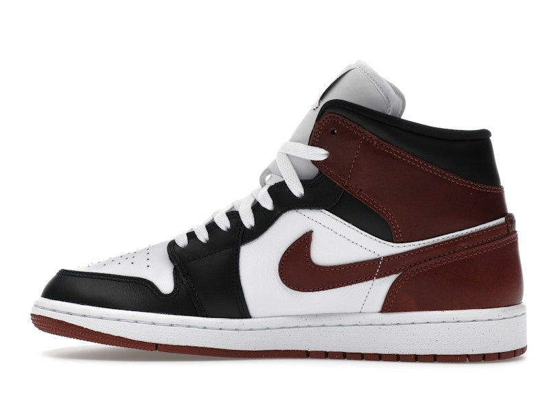 Air Jordan 1 Mid SE Dark Pony - White/Black/Dark Pony - HF3216-102 - 19