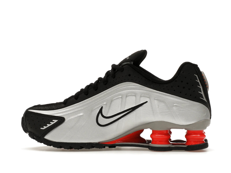 Nike Shox R4 Metallic Silver Black Picante Red (GS) - Metallic Silver/Black/Picante Red/Metallic Silver - CW2626-005 - 19
