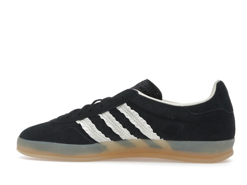 adidas Gazelle Indoor Core Black Cream White Gum (Women's) - Core Black/Cream White/Gum - JS1412 - 19