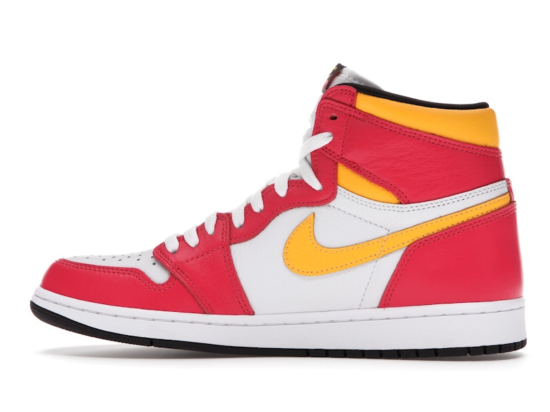 Air Jordan 1 Retro High OG Light Fusion Red - Light Fusion Red/White-Laser Orange-Black - 555088-603 - 19