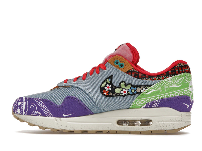 Nike Air Max 1 SP Concepts Denim Paisley - Wild Violet/Multi-Color-Sail - (Special Box) DN1803-500 - 19
