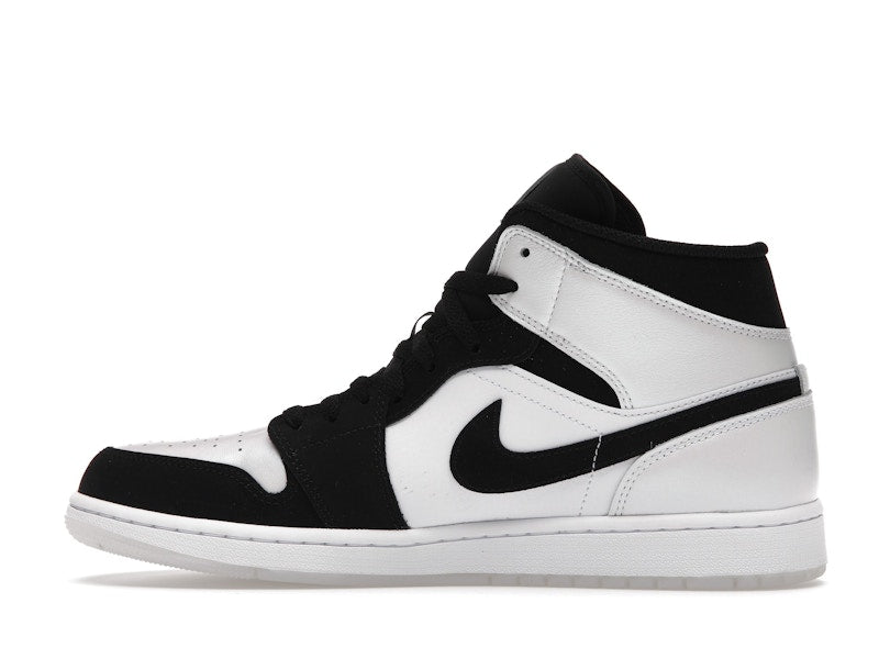 Air Jordan 1 Mid Diamond Shorts - White/Black - DH6933-100 - 19