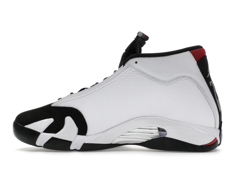 Air Jordan 14 Retro Black Toe (2024) - White/Varsity Red/Black/Metallic Silver - 487471-160 - 19
