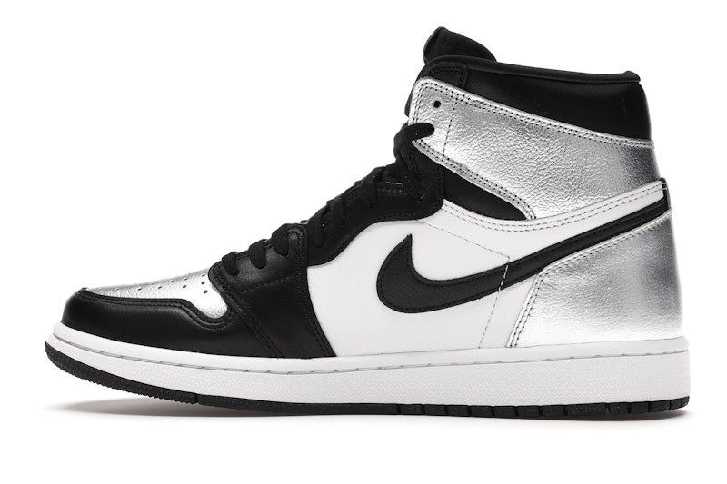 Air Jordan 1 Retro High Silver Toe (W) - Black/Metallic Silver-White-Black - CD0461-001 - 19