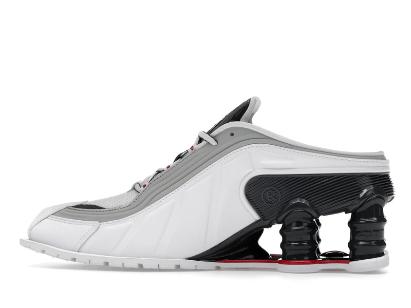 Nike Shox Mr4 Mule Martine Rose Metallic Platinum Varsity Red - White/Varsity Red/Metallic Platinum/Dark Charcoal - IM5420-100 - 19