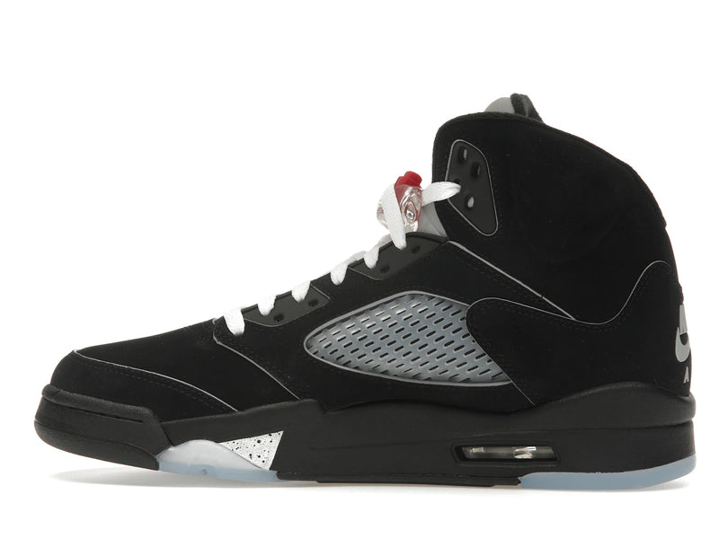 Air Jordan 5 Retro OG Black Metallic Reimagined - Black/White-Metallic Silver-Fire Red - HF3975-001 - 19