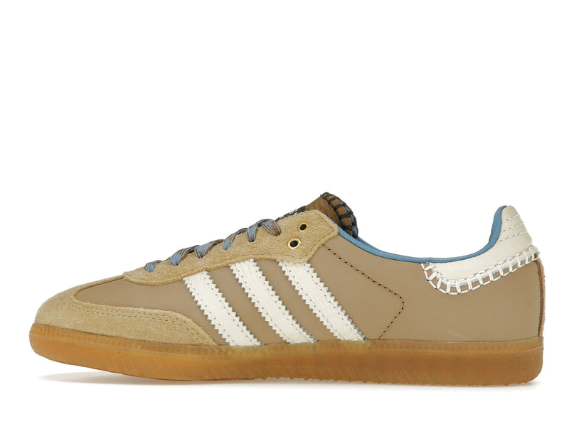Adidas Samba Nylon Wales Bonner Desert White - Desert White/Wonder White/Ash Blue - IH3261 - 19