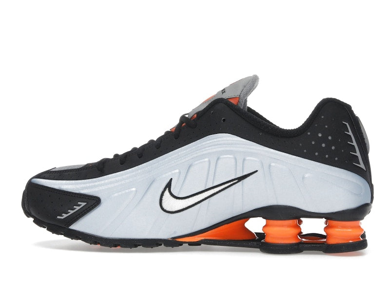 Nike Shox R4 Blue Tint Total Orange Black Metallic Silver (Women's) - view 19