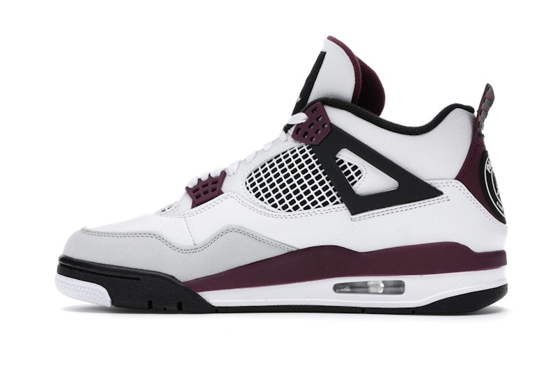 Air Jordan 4 Retro Psg Paris Saint Germain - White/Black-Metallic Gold-Bordeaux - CZ5624-100 - 19