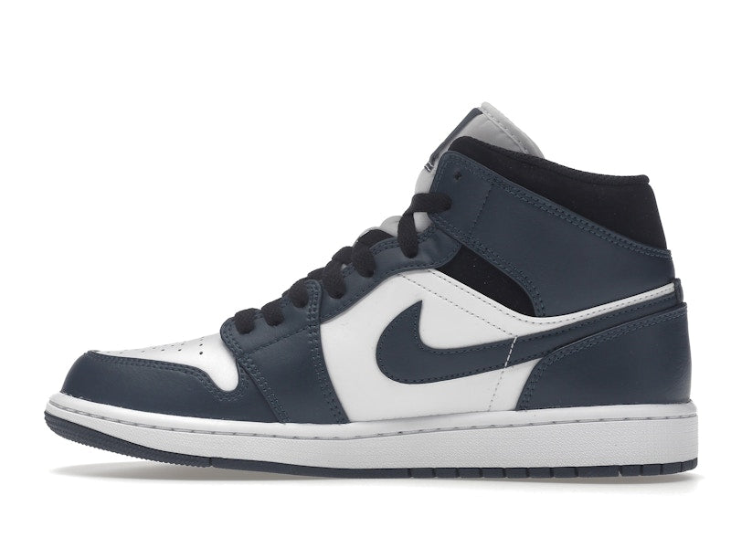 Air Jordan 1 Mid Dark Teal - Armory Navy/White-Black - 554724-411 - 19