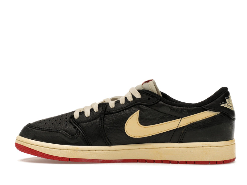 Air Jordan 1 Retro Low OG Nigel Sylvester Better With Time - Black/Muslin/Varsity Red - IB8958-001 - 19
