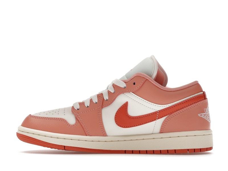 Air Jordan 1 Low Madder Root (Women's) - Sail/Light Madder Root/Pale Ivory/Madder Root - DC0774-180 - 19