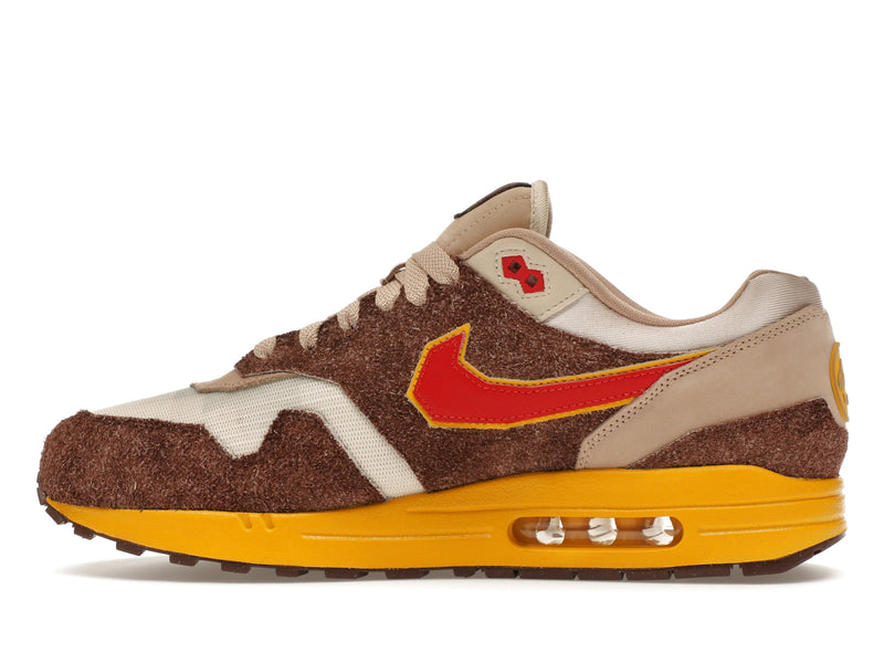 Nike Air Max 1 Swoosh Low Poly Big Head Origins - Light Chocolate/Hemp/Sand Drift/University Red - HV5776-200 - 19