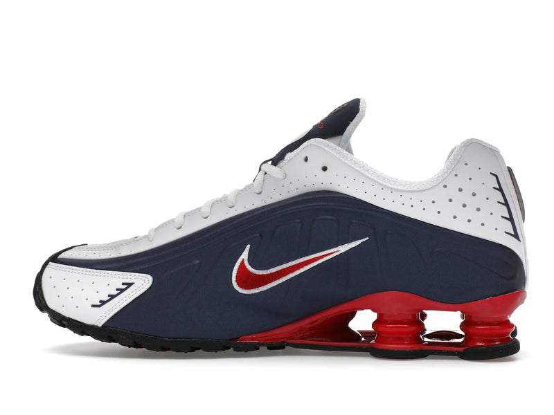 Nike Shox R4 Usa (2025) - Midnight Navy/White/Metallic Silver/Gym Red - HQ1988-400 - 19