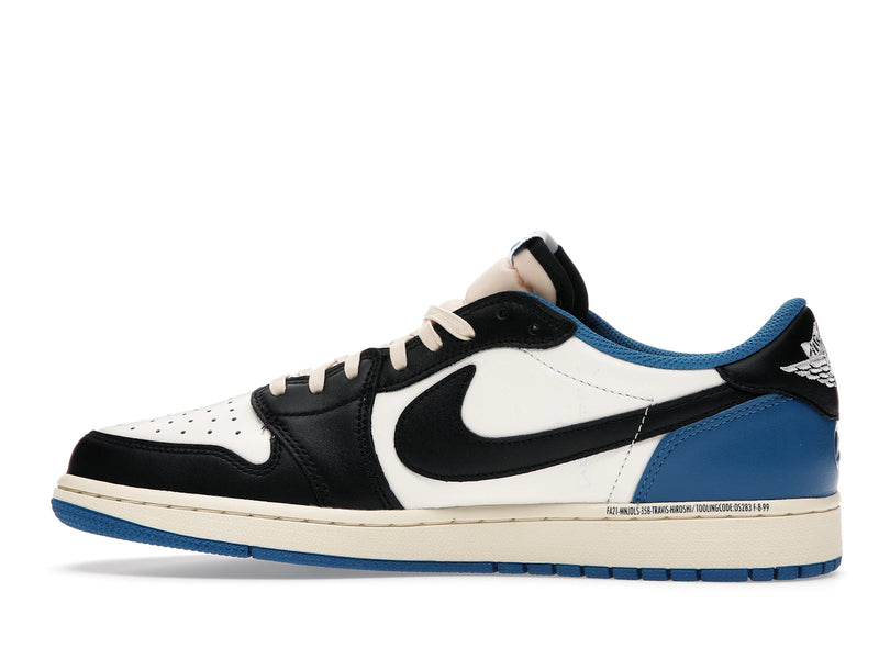 Air Jordan 1 Low Fragment Design X Travis Scott - White/Black-Royal-Sail - DM7866-140 - 19