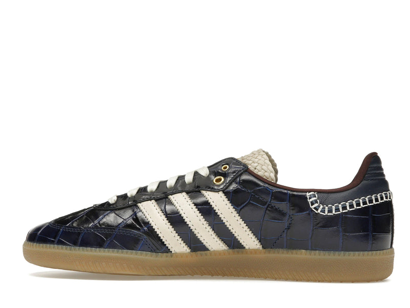 Adidas Samba Wales Bonner Navy Croc - Collegiate Navy/Wonder White/Night Red - JH9825 - 19