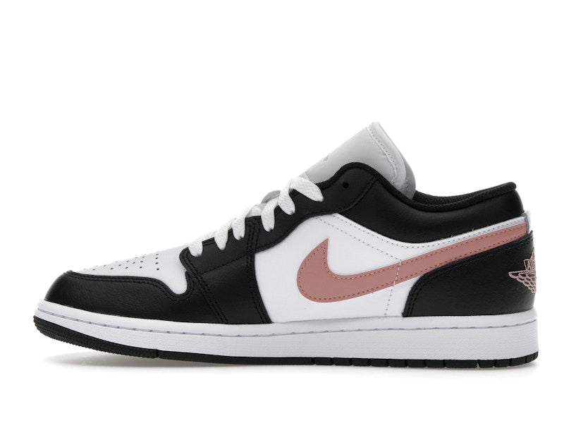 Air Jordan 1 Low Black Rust Pink - Black/Rust Pink/White - 553558-165 - 19