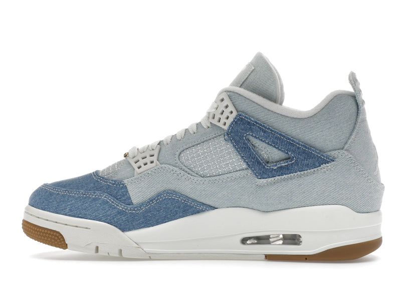 Air Jordan 4 Retro Tex Denim Worn Blue - Sail/Gum Light Brown-Worn Blue-Sail-Metallic Gold - IB6716-100 - 19