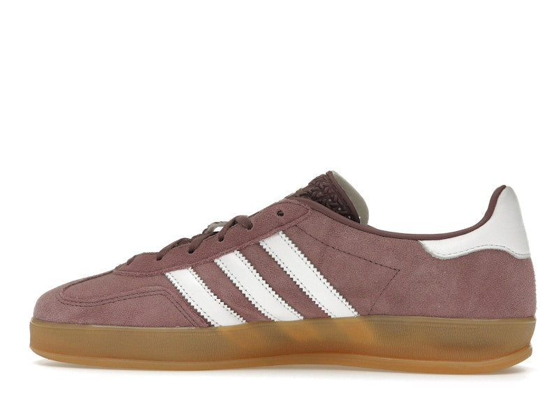 adidas Gazelle Indoor Shadow Fig (Women's) - Shadow Fig/Footwear White/Gum - IH5483 - 19