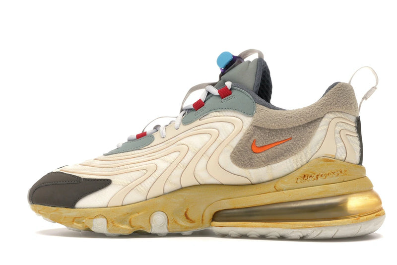 Nike Air Max 270 React Travis Scott - Light Cream/Dark Hazel-Mica Green-Starfish - CT2864-200 - 19