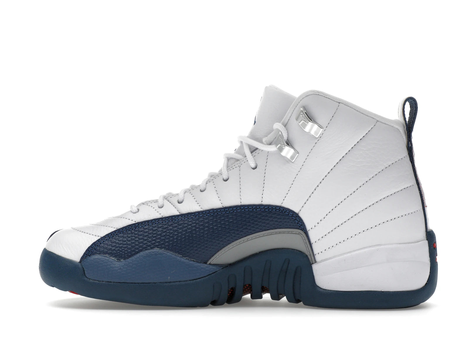 Air Jordan 12 Retro French Blue (2025) (GS) - White/French Blue/Metallic Silver/Varsity Red - 153265-114 - 19