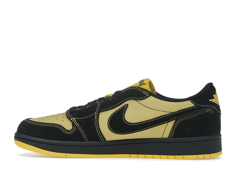 Air Jordan 1 Retro Low OG Quai 54 Black Tour Yellow Red - Black/Tour Yellow/Chile Red - IB8836-007 - 19