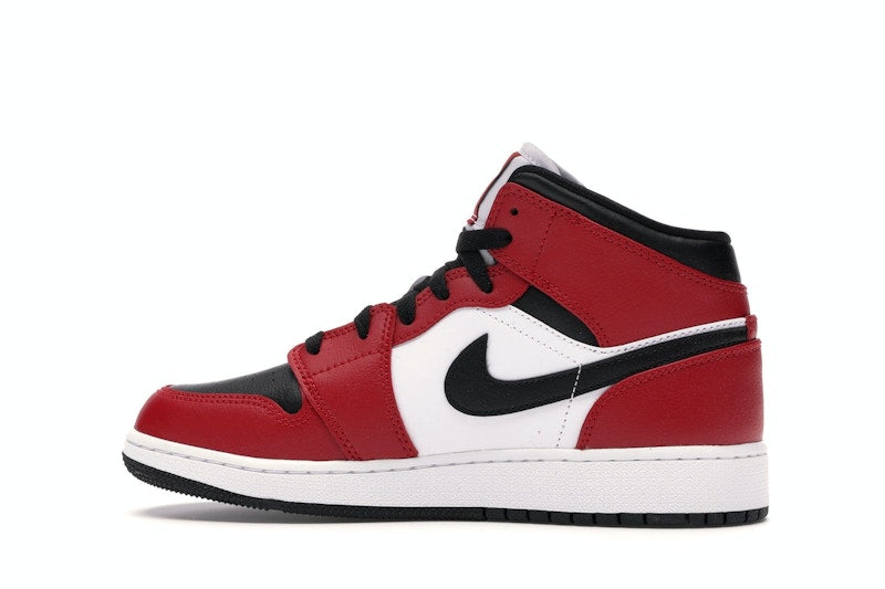 Air Jordan 1 Mid Chicago Black Toe (GS) - weergave 19