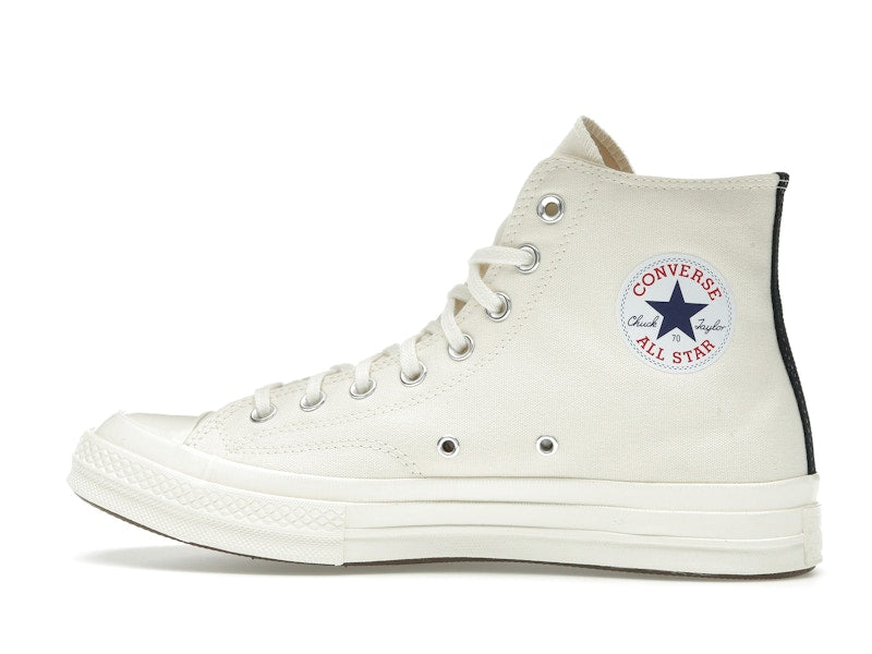 Converse Chuck Taylor All Star 70 Hi Comme des Garcons PLAY Single Heart Milk - Ansicht 20